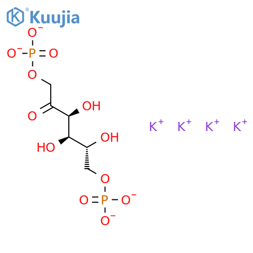 D-Fructose,1,6-bis(dihydrogen phosphate), potassium salt (1:4) structure