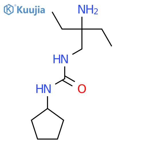 3-(2-amino-2-ethylbutyl)-1-cyclopentylurea structure