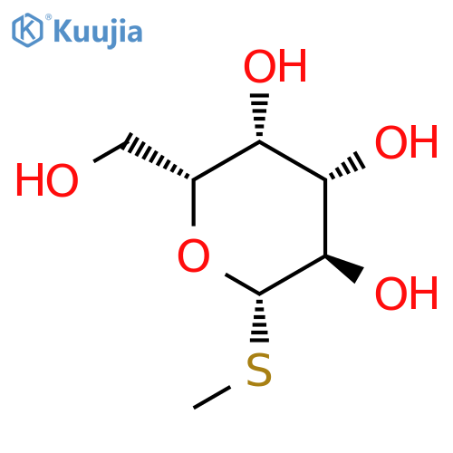 Methyl-1-thio-β-D-galactopyranoside structure