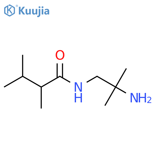 N-(2-amino-2-methylpropyl)-2,3-dimethylbutanamide structure