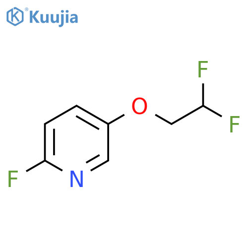 5-(2,2-Difluoroethoxy)-2-fluoropyridine structure