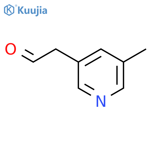 2-(5-Methylpyridin-3-yl)acetaldehyde structure