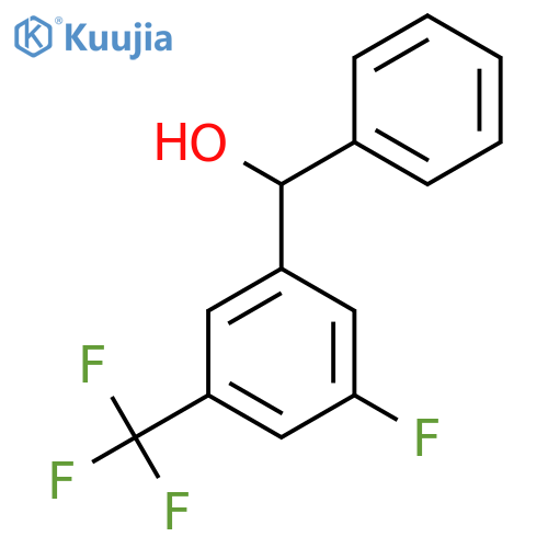 (3-Fluoro-5-(trifluoromethyl)phenyl)(phenyl)methanol structure