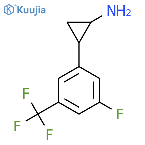 2-3-fluoro-5-(trifluoromethyl)phenylcyclopropan-1-amine structure