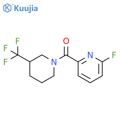 (6-fluoropyridin-2-yl)(3-(trifluoromethyl)piperidin-1-yl)methanone structure