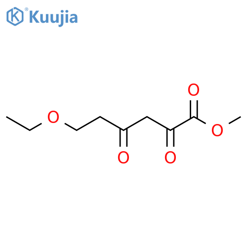methyl 6-ethoxy-2,4-dioxohexanoate structure