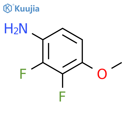 2,3-Difluoro-4-methoxyaniline structure