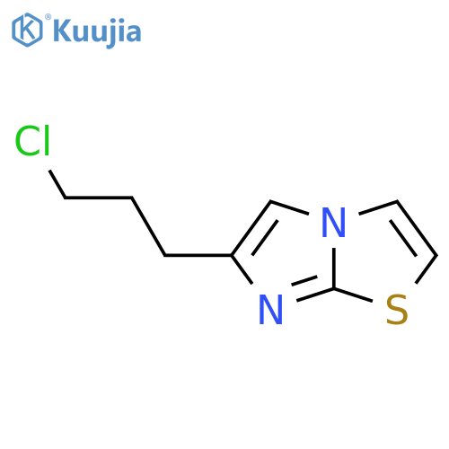 Imidazo[2,1-b]thiazole, 6-(3-chloropropyl)- structure
