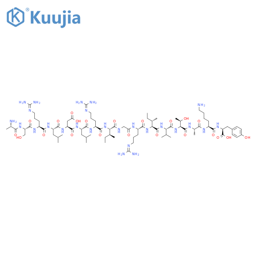 L-Tyrosine,L-alanyl-L-seryl-L-arginyl-L-leucyl-L-a-aspartyl-L-leucyl-L-arginyl-L-isoleucylglycyl-L-arginyl-L-isoleucyl-L-valyl-L-threonyl-L-alanyl-L-lysyl-(9CI) structure