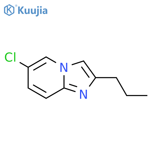 6-chloro-2-propylimidazo1,2-apyridine structure