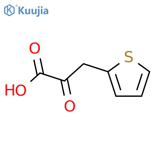 2-oxo-3-(thiophen-2-yl)propanoic acid structure