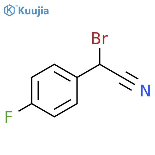2-bromo-2-(4-fluorophenyl)acetonitrile structure