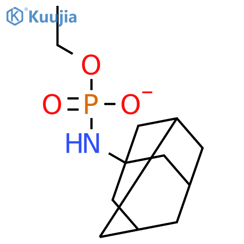 Phosphoramidic acid, tricyclo[3.3.1.13,7]dec-1-yl-, monoethyl ester structure