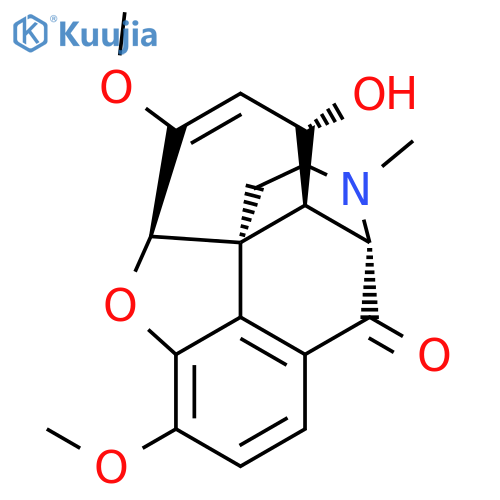 8,14-dihydro-8β-hydroxy-10-oxothebaine structure