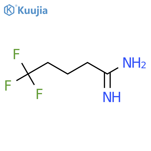 5,5,5-trifluoropentanimidamide structure