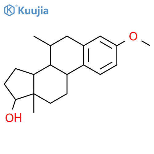 (7a,17b)-3-Methoxy-7-methyl-estra-1,3,5(10)-trien-17-ol structure
