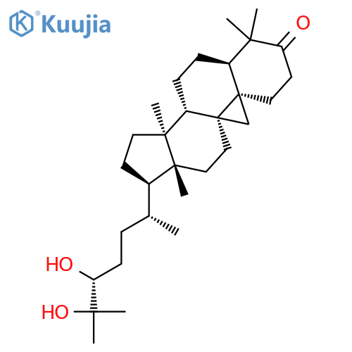 9,19-Cyclolanostan-3-one, 24,25-dihydroxy-, (24R)- structure