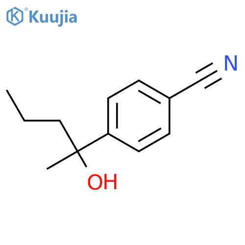 4-(2-hydroxypentan-2-yl)benzonitrile structure