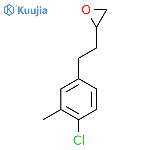 2-2-(4-chloro-3-methylphenyl)ethyloxirane structure