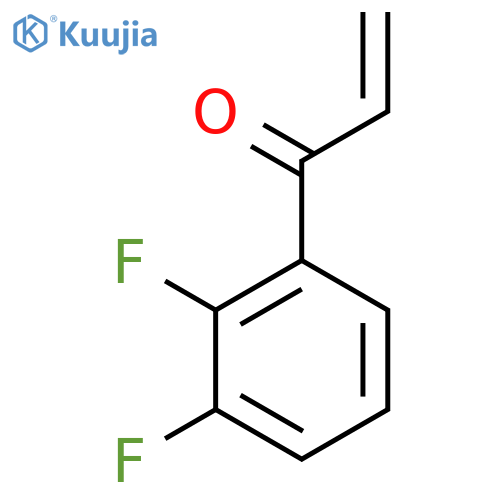 1-(2,3-difluorophenyl)prop-2-en-1-one structure