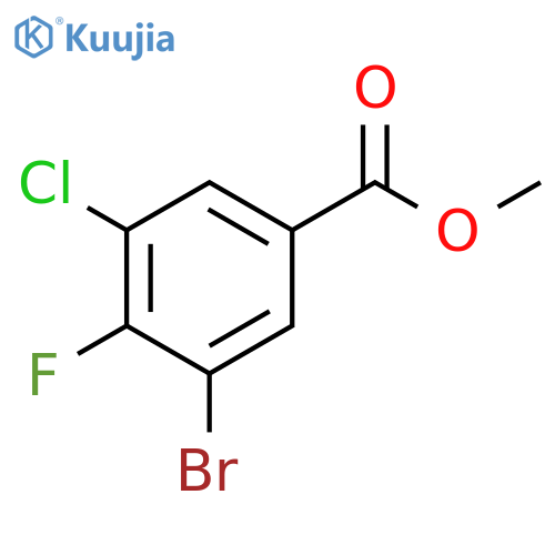 methyl 3-bromo-5-chloro-4-fluorobenzoate structure