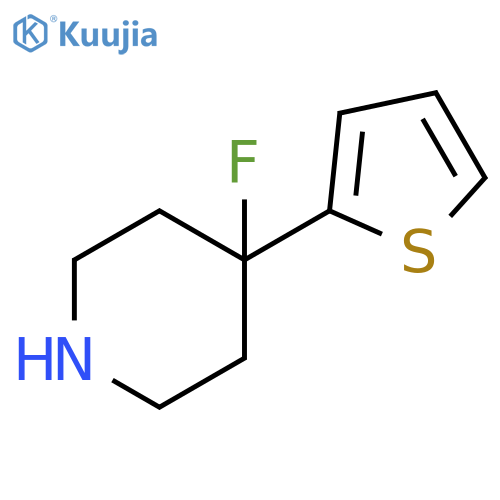 4-fluoro-4-(thiophen-2-yl)piperidine structure