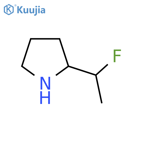 2-(1-Fluoroethyl)pyrrolidine structure