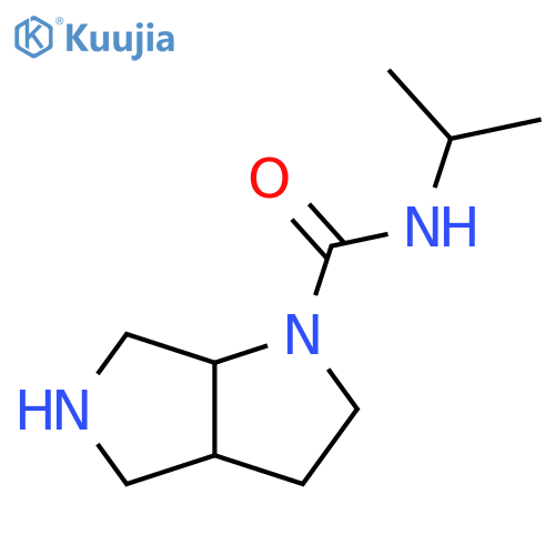 N-(propan-2-yl)-octahydropyrrolo2,3-cpyrrole-1-carboxamide structure