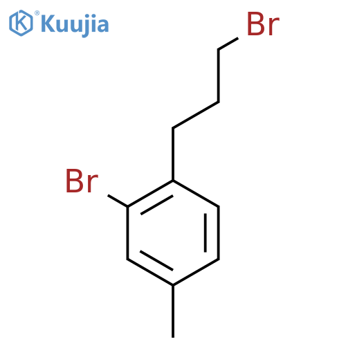 3-Bromo-4-(3-bromopropyl)toluene structure