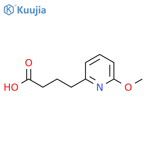 4-(6-methoxypyridin-2-yl)butanoic acid structure