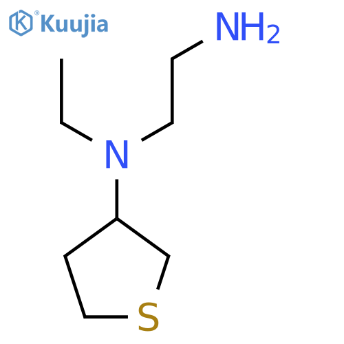 N1-Ethyl-N1-(tetrahydrothiophen-3-yl)ethane-1,2-diamine structure