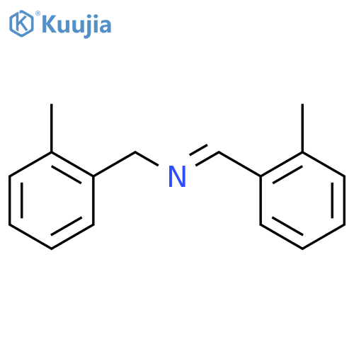 Benzenemethanamine, 2-methyl-N-[(2-methylphenyl)methylene]- structure