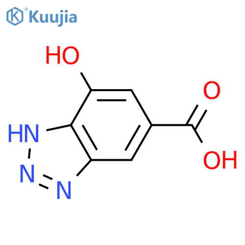 7-Hydroxy-1H-benzo[d][1,2,3]triazole-5-carboxylic acid structure
