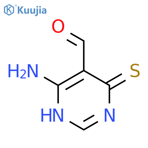 5-Pyrimidinecarboxaldehyde,4-amino-1,6-dihydro-6-thioxo- structure