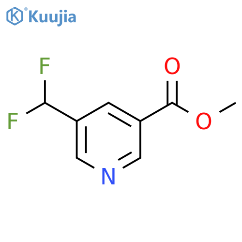 5-Difluoromethyl-nicotinic acid methyl ester structure