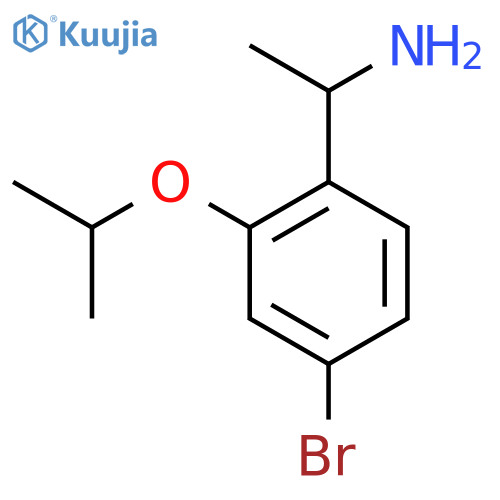 1-(4-Bromo-2-isopropoxyphenyl)ethylamine structure