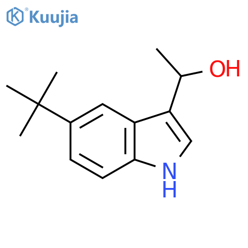 1-(5-(Tert-Butyl)-1H-indol-3-yl)ethanol structure