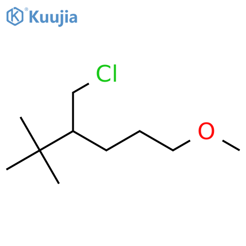 4-(Chloromethyl)-1-methoxy-5,5-dimethylhexane structure