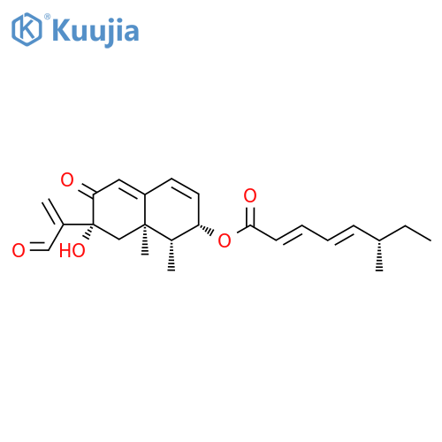 [(1R,2S,7R,8Ar)-7-hydroxy-1,8a-dimethyl-6-oxo-7-(3-oxoprop-1-en-2-yl)-2,8-dihydro-1H-naphthalen-2-yl] (2E,4E,6S)-6-methylocta-2,4-dienoate structure