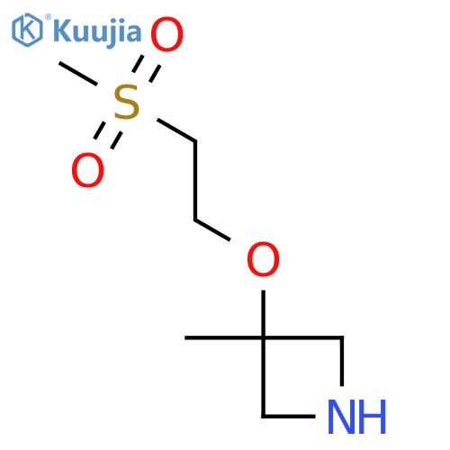 3-(2-methanesulfonylethoxy)-3-methylazetidine structure