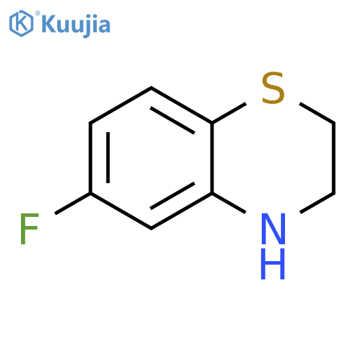 6-fluoro-3,4-dihydro-2H-1,4-benzothiazine structure