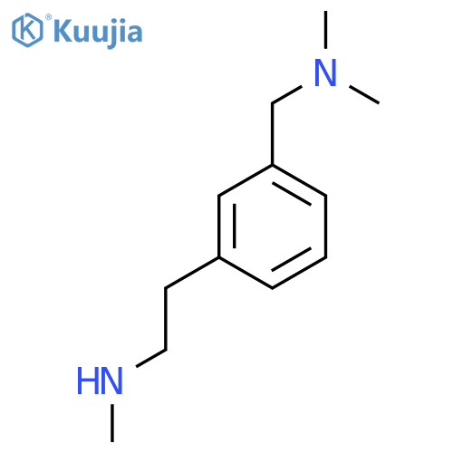 dimethyl({3-2-(methylamino)ethylphenyl}methyl)amine structure