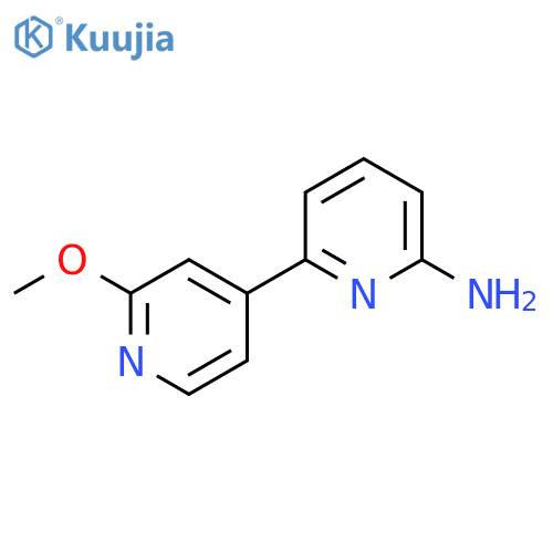 6-(2-methoxypyridin-4-yl)pyridin-2-amine structure