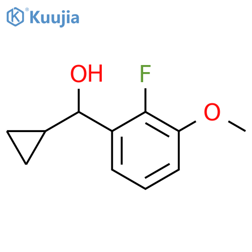 cyclopropyl(2-fluoro-3-methoxyphenyl)methanol structure