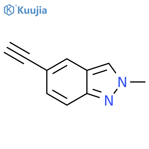 5-Ethynyl-2-methyl-2H-indazole structure