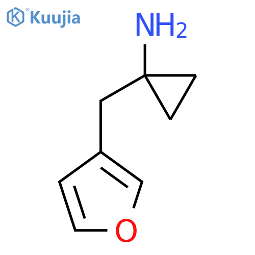 1-(furan-3-yl)methylcyclopropan-1-amine structure