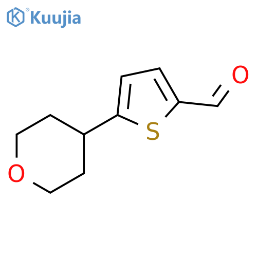 5-(oxan-4-yl)thiophene-2-carbaldehyde structure