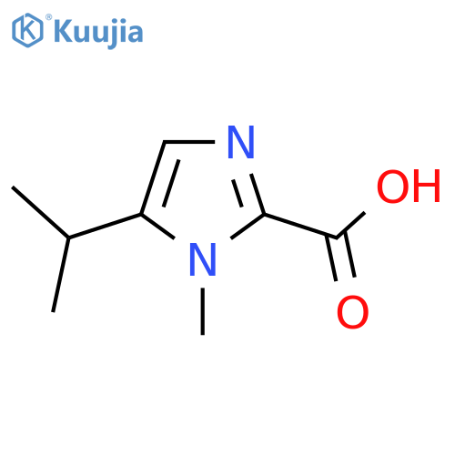 5-Isopropyl-1-methyl-1H-imidazole-2-carboxylic acid structure