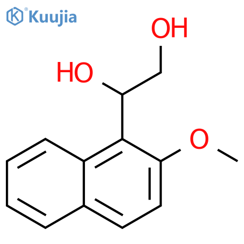 1-(2-methoxynaphthalen-1-yl)ethane-1,2-diol structure