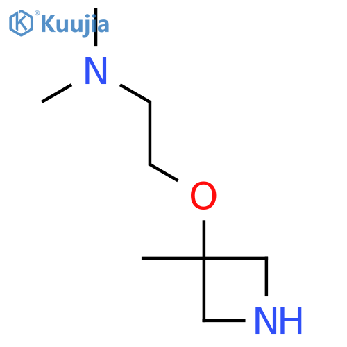 dimethyl({2-(3-methylazetidin-3-yl)oxyethyl})amine structure